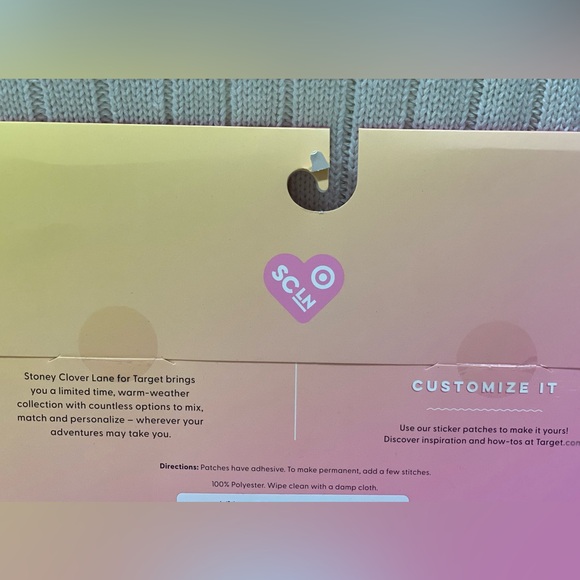 NWT Stoney Clover Lane x Target GLAM Letters Sticker Patches Limited Edition - Picture 2 of 2